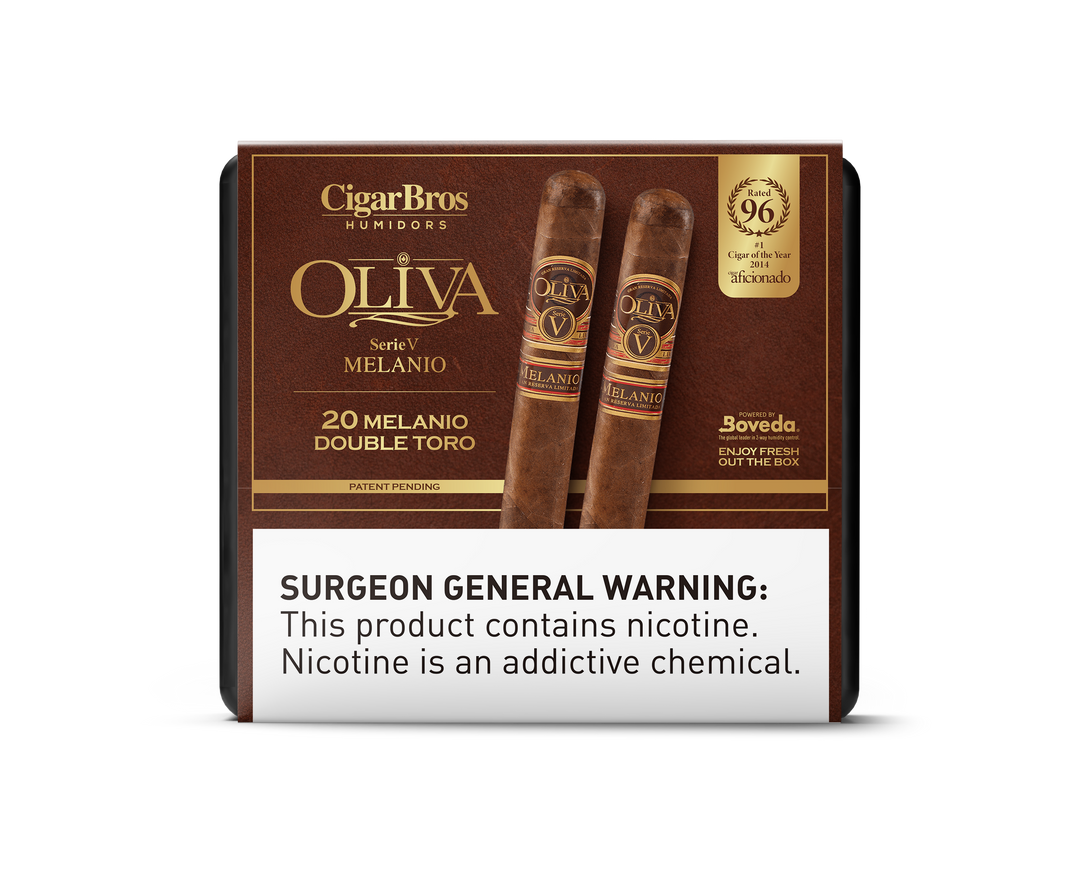 20ct Oliva Melanio Double Toro + 9% Discount + FREE Humidor