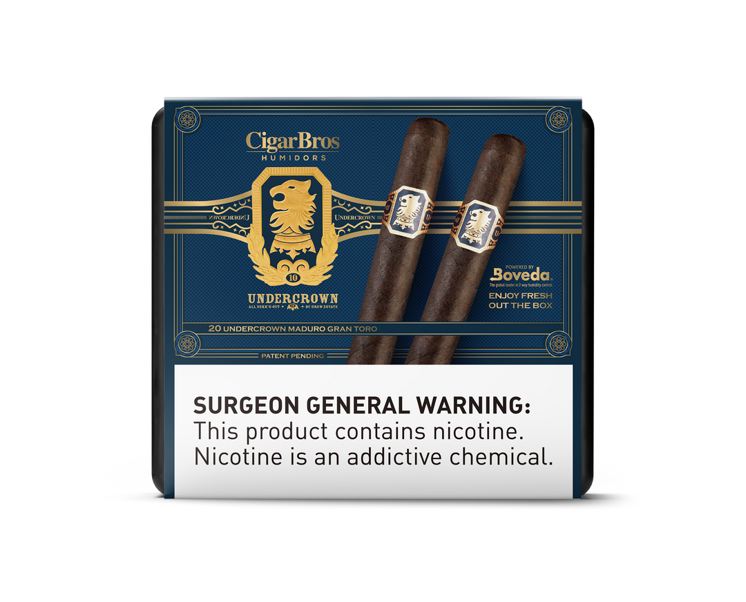20ct UnderCrown Maduro Gran Toro + 9% Discount + FREE Humidor
