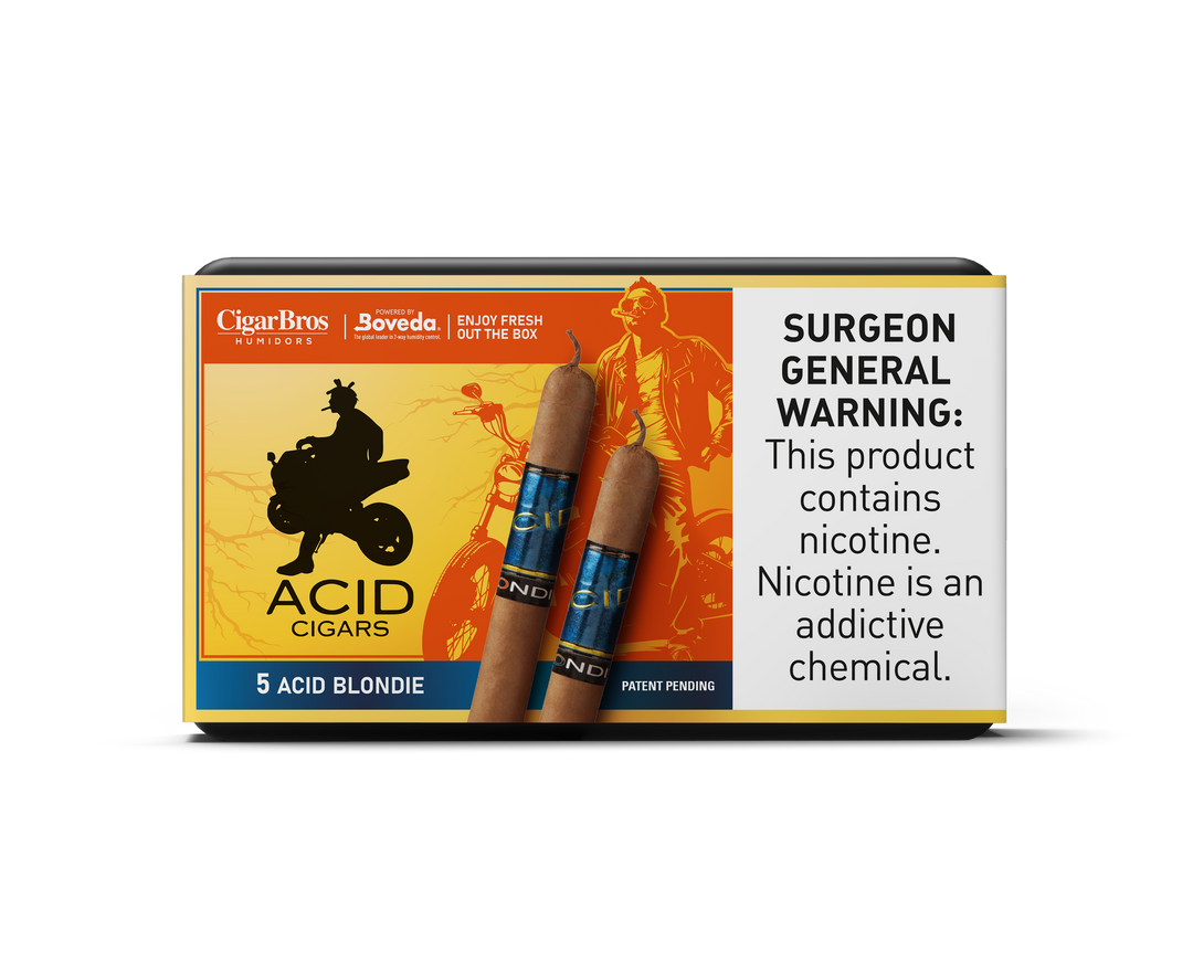 5ct Acid Blondie + 5% Discount + FREE Humidor