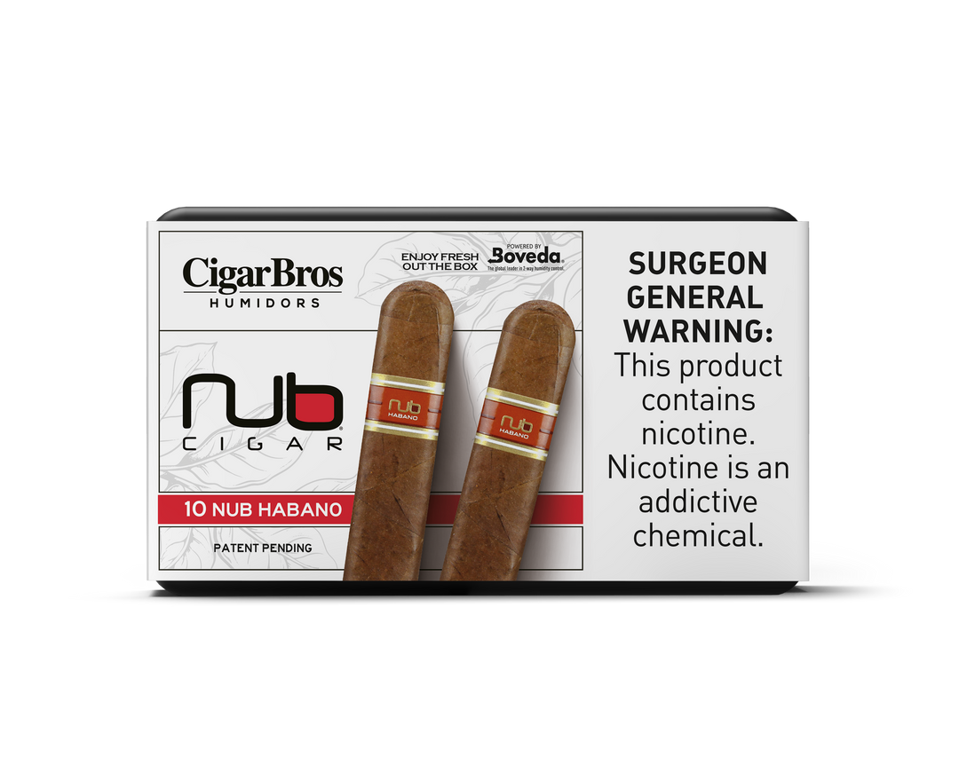 10ct Nub Habano + 7% Discount + FREE Humidor