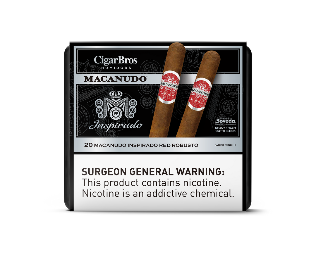 20ct Macanudo Inspirado Red + 9% Discount + FREE Humidor