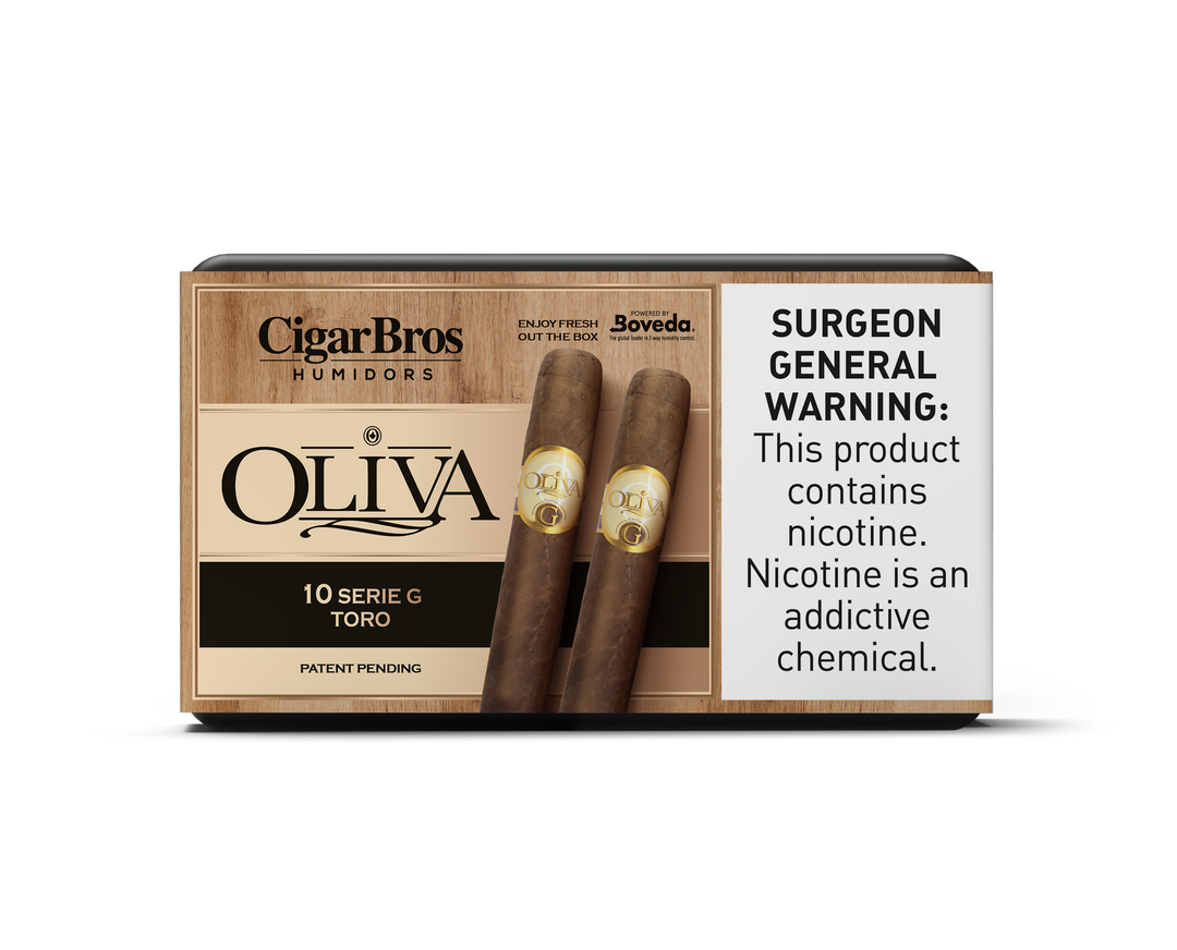 10ct Oliva Serie G Toro + 7% Discount + FREE Humidor