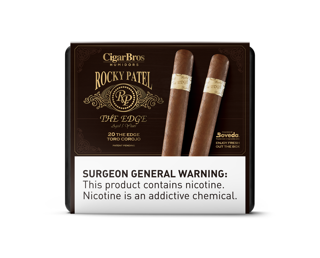 20ct Rocky The Edge Toro Corojo + 9% Discount + FREE Humidor