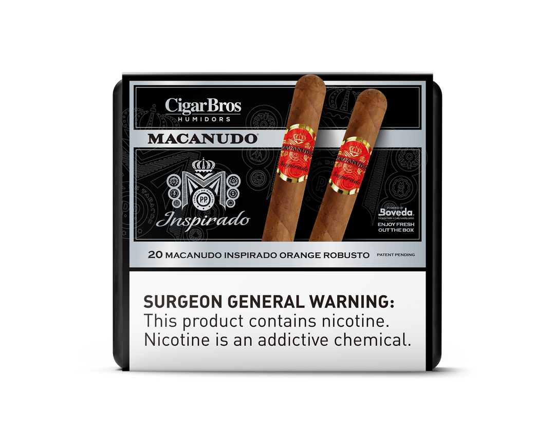 20ct Macanudo Inspirado Orange + 9% Discount + FREE Humidor