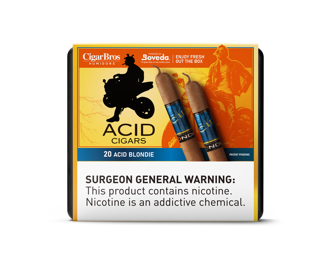 20ct Acid Blondie + 9% Discount + FREE Humidor
