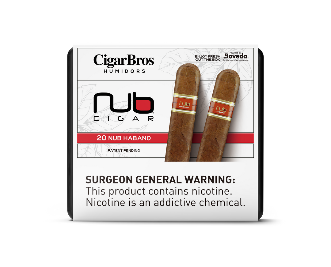 20ct Nub Habano + 9% Discount + FREE Humidor