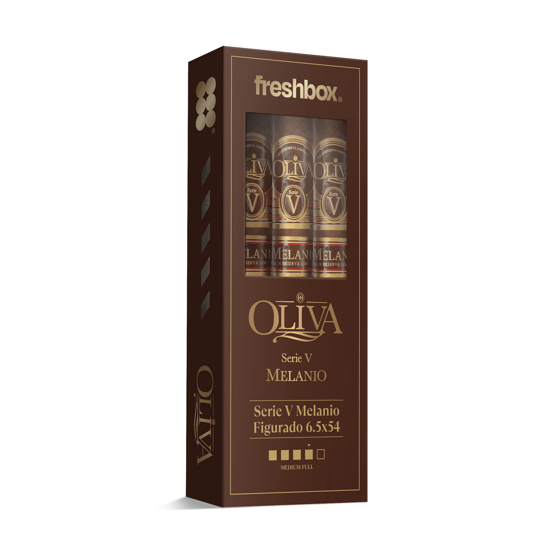 Oliva Serie V Melanio Figurado 6.5x54 FreshBox | 3-Pack
