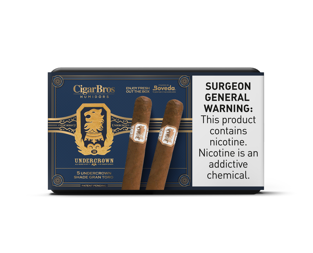5ct UnderCrown Shade Gran Toro + 5% Discount + Free Humidor