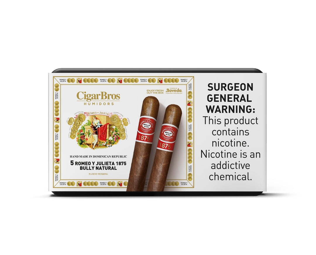 5ct Romeo Y Julieta Bully + 5% Discount + FREE Humidor