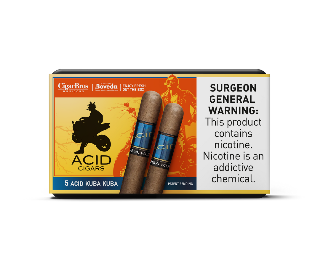 5ct Acid Kuba Kuba + 5% Discount + FREE Humidor
