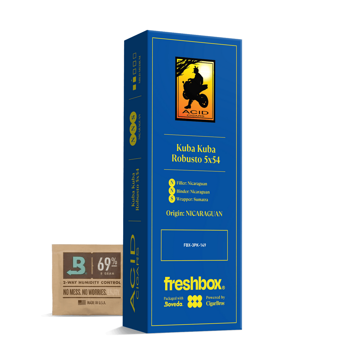 ACID Kuba Kuba 5x54 FreshBox | 3-Pack