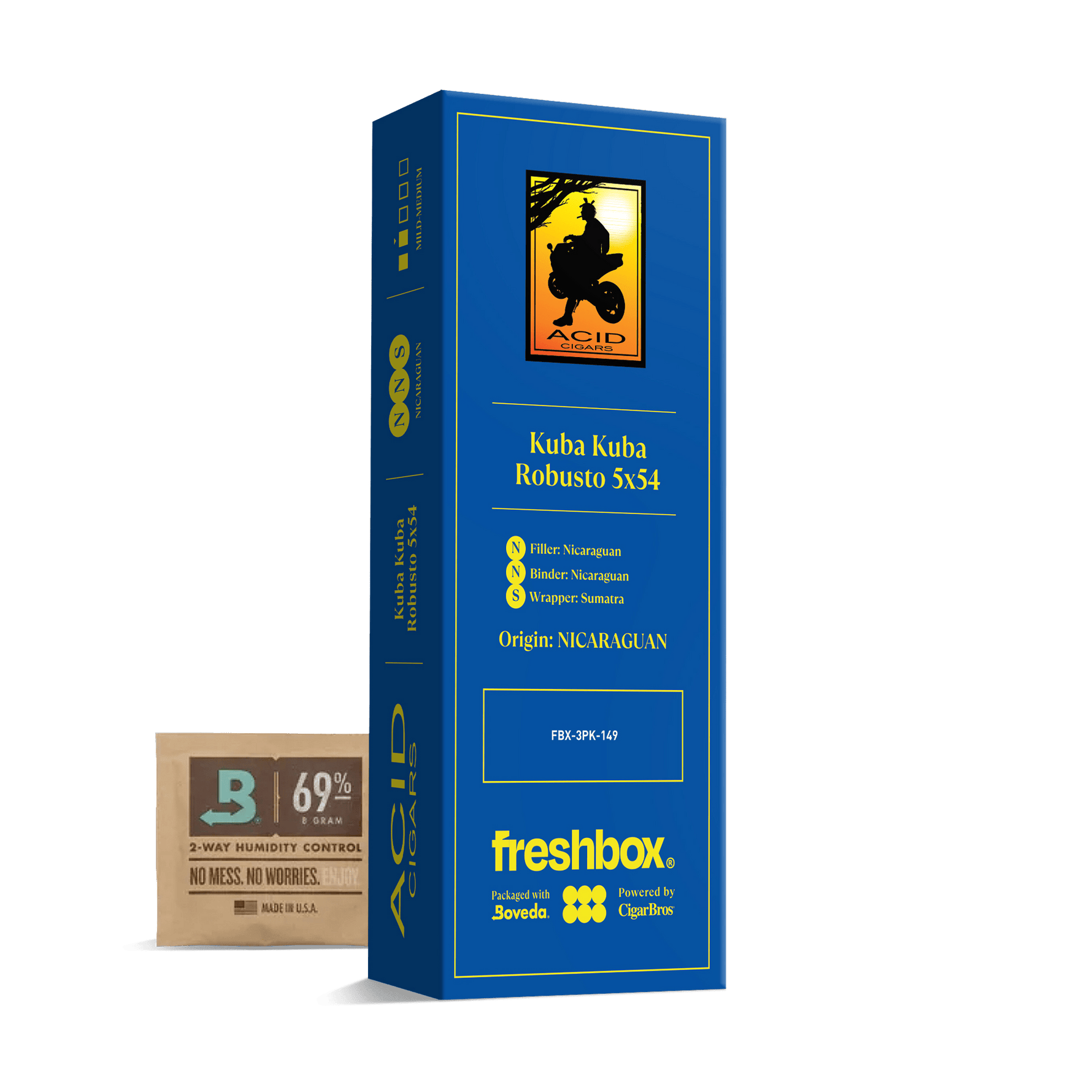 ACID Kuba Kuba 5x54 FreshBox | 3-Pack