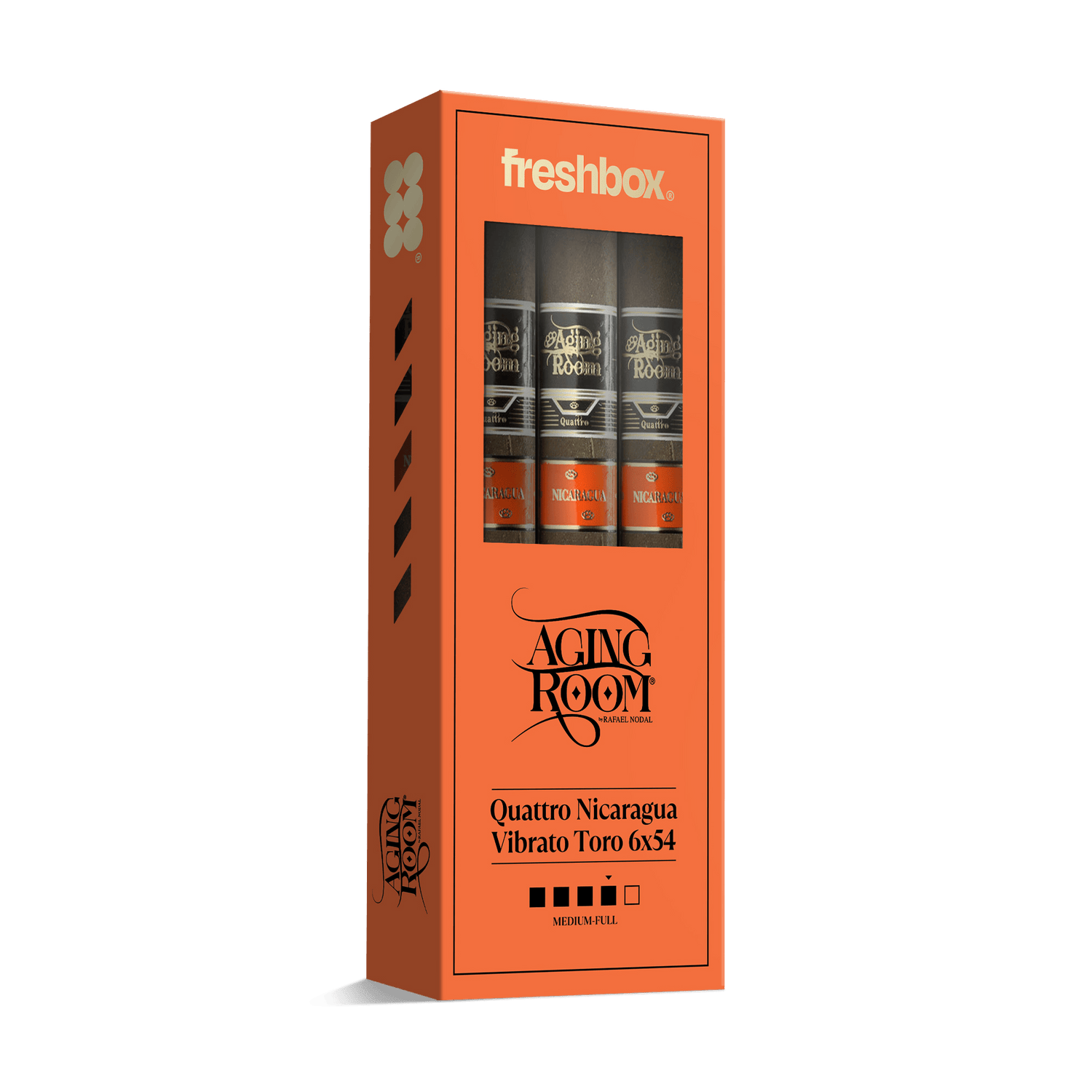 Aging Room Quattro Nicaragua Vibrato Toro 6x54 FreshBox | 3-Pack