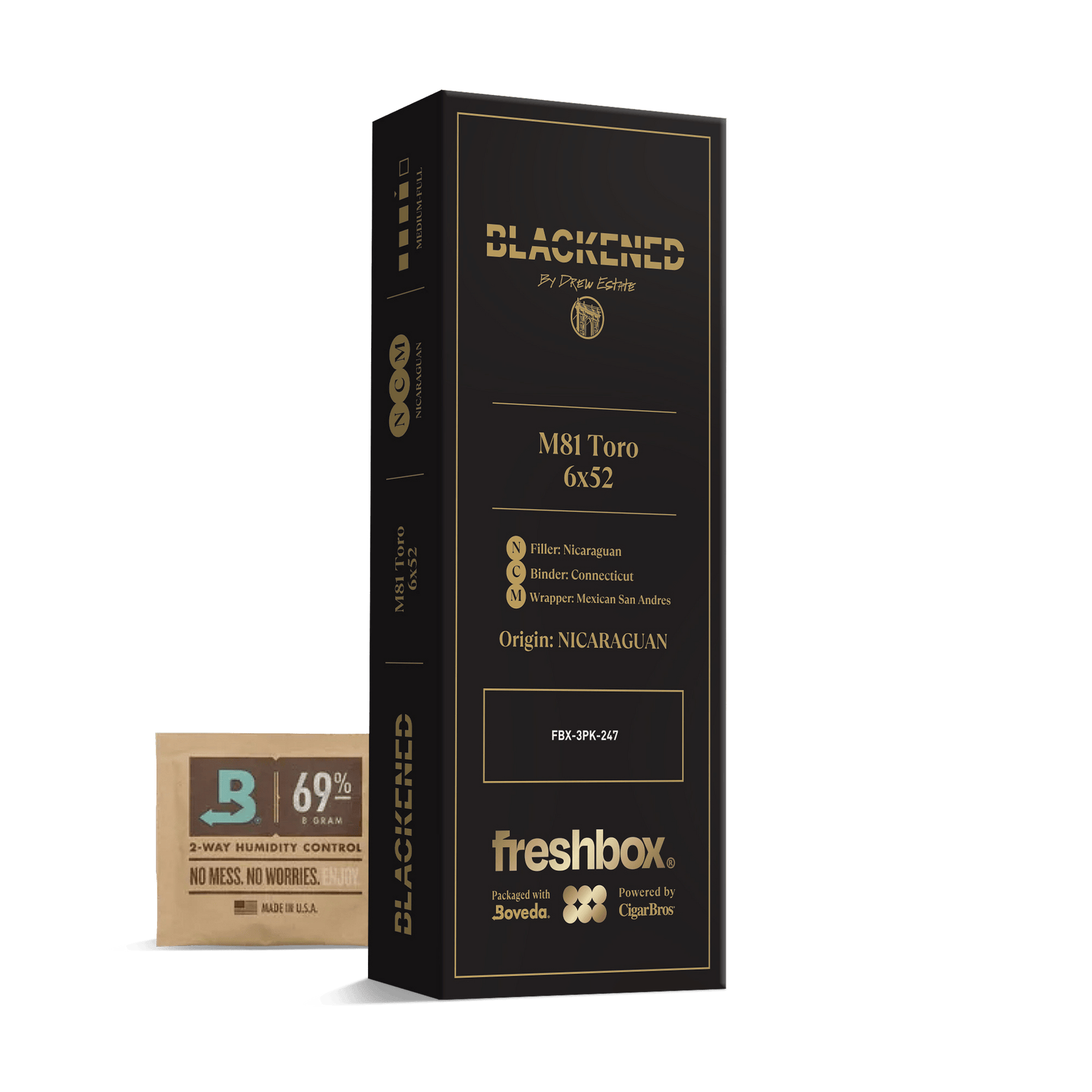 Blackened M81 Toro 6x52 FreshBox | 3-Pack