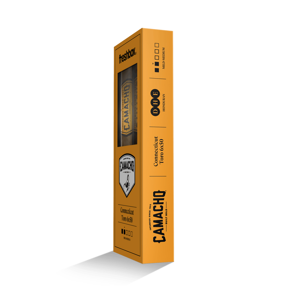 Camacho Connecticut Toro 6x50 FreshBox | 3-Pack