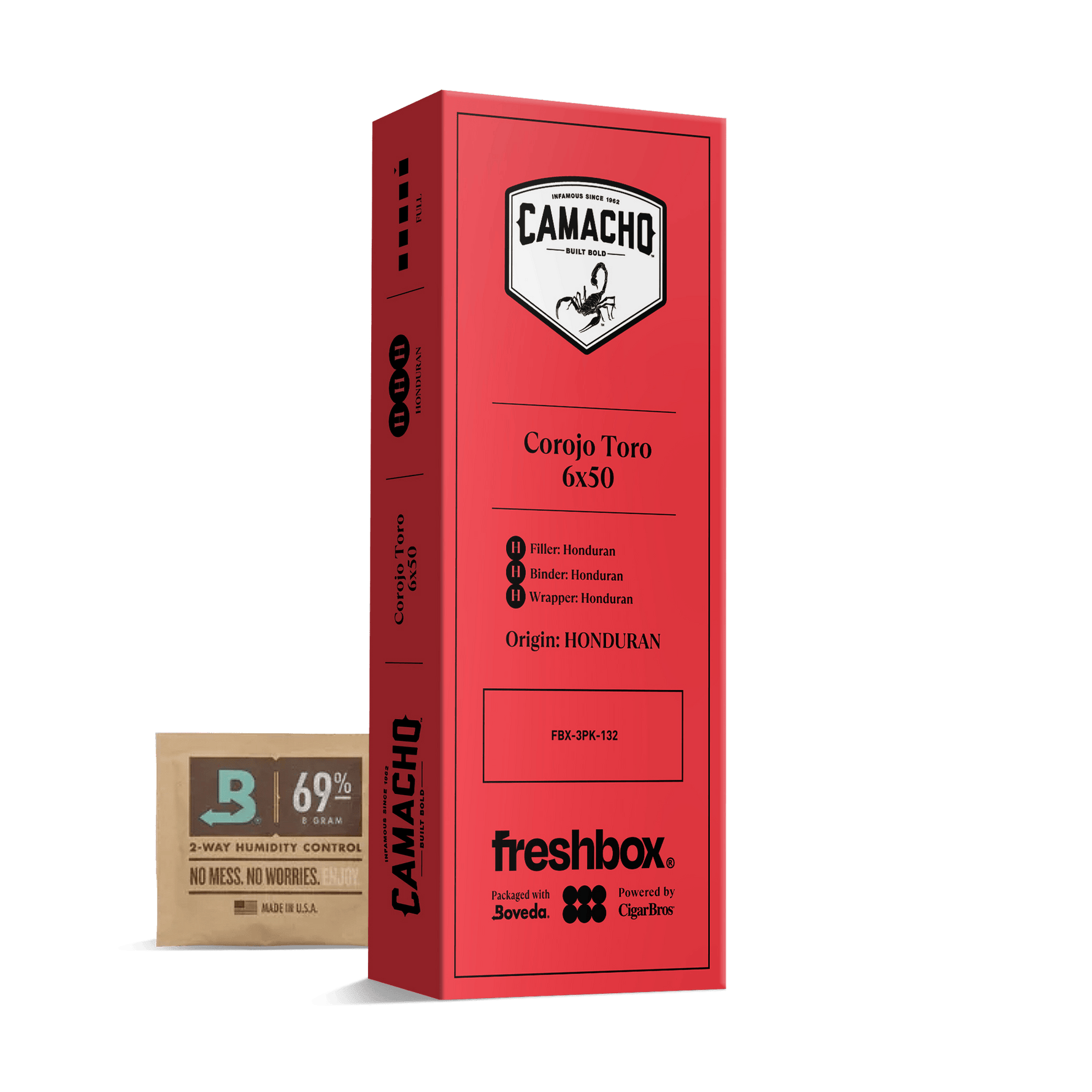 Camacho Corojo Toro 6x50 FreshBox | 3-Pack