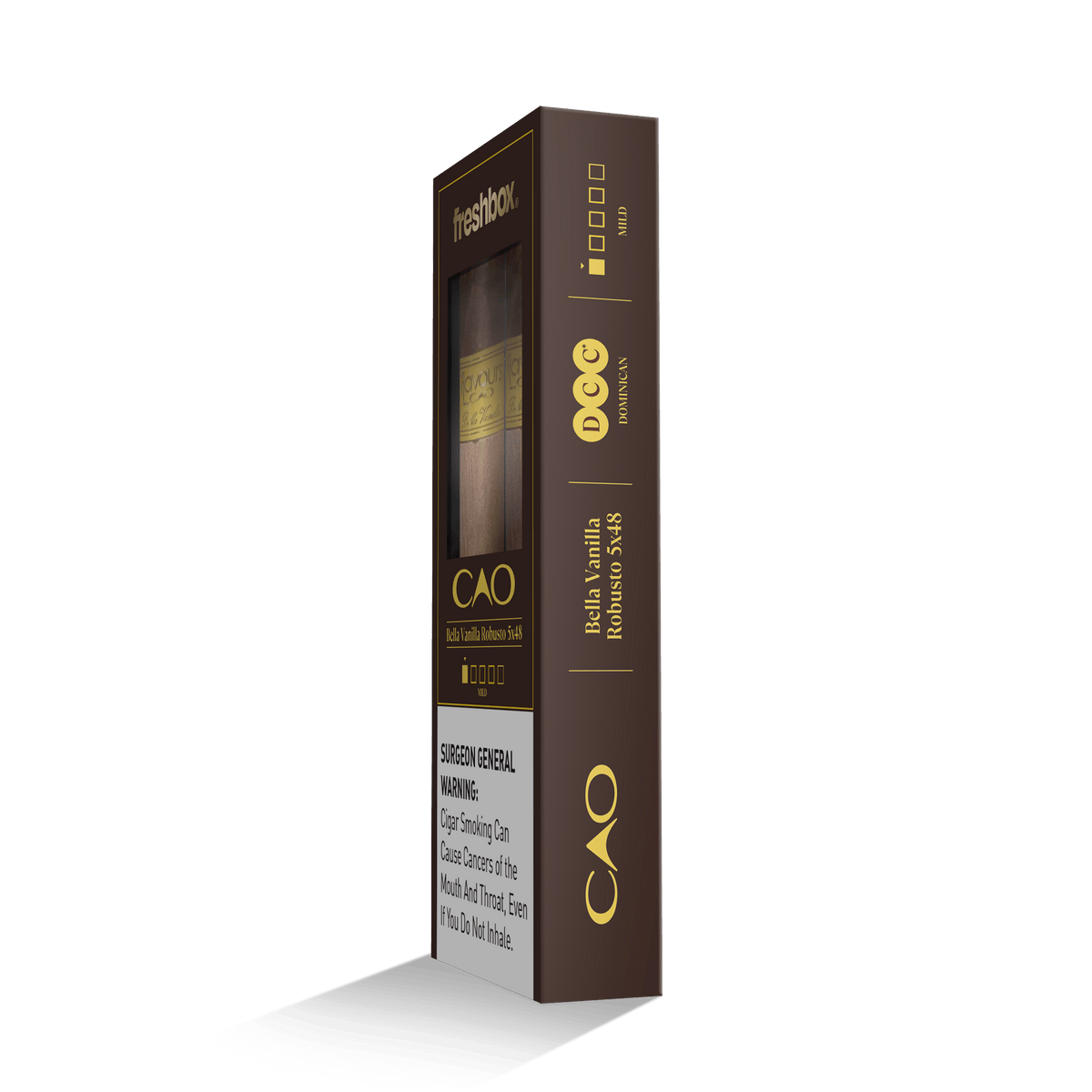 CAO Bella Vanilla Robusto 5x48 FreshBox | Cigar 3-Pack