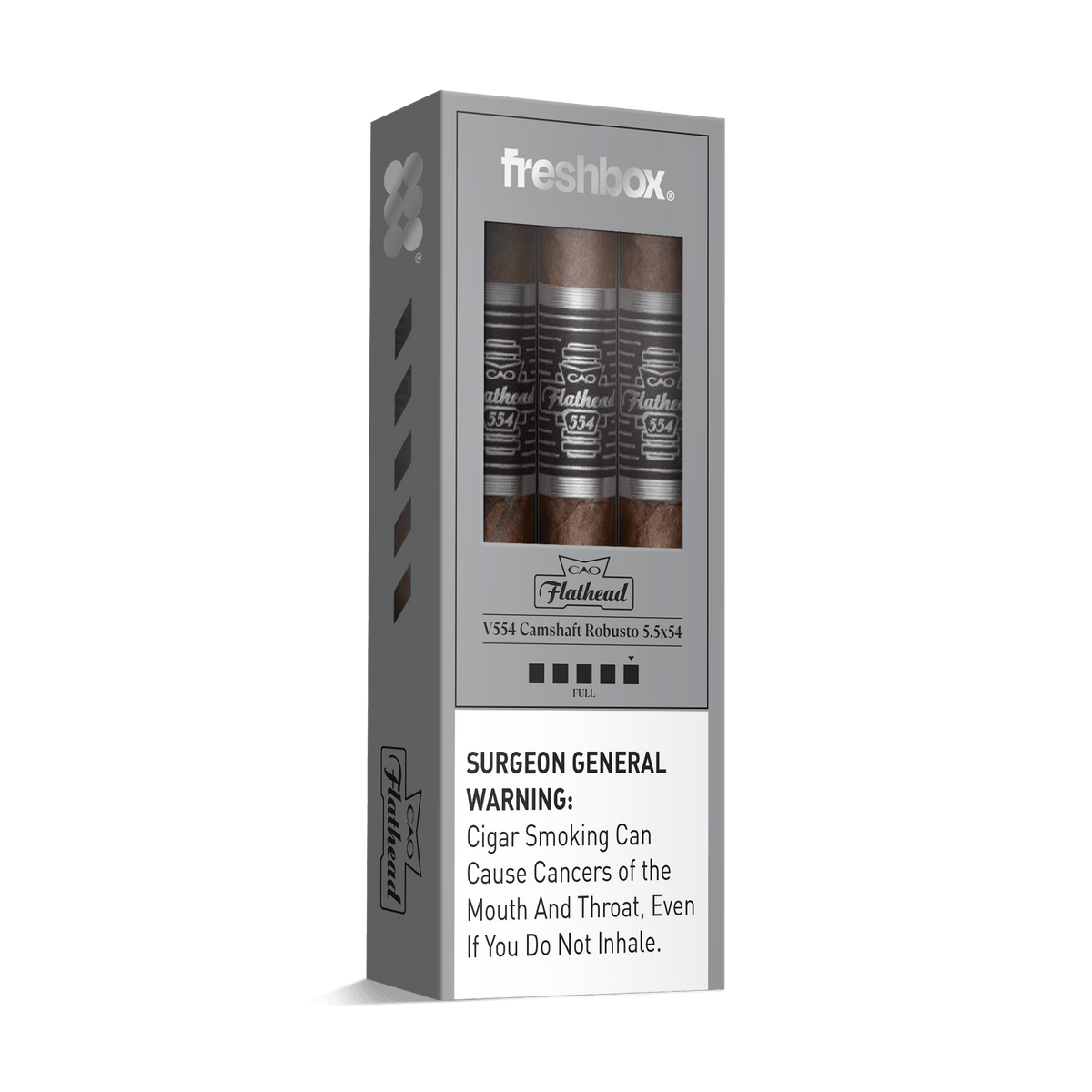 CAO Flathead Camshaft V554 5.5x54 FreshBox | Cigar 3-Pack