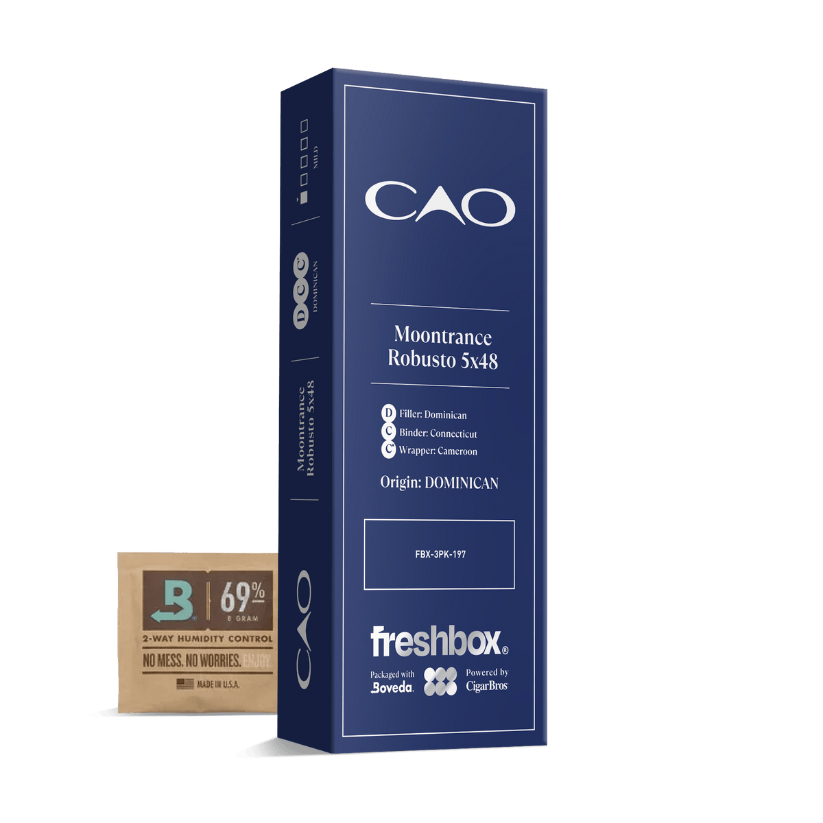 CAO Moontrance Robusto 5x48 FreshBox | Cigar 3-Pack