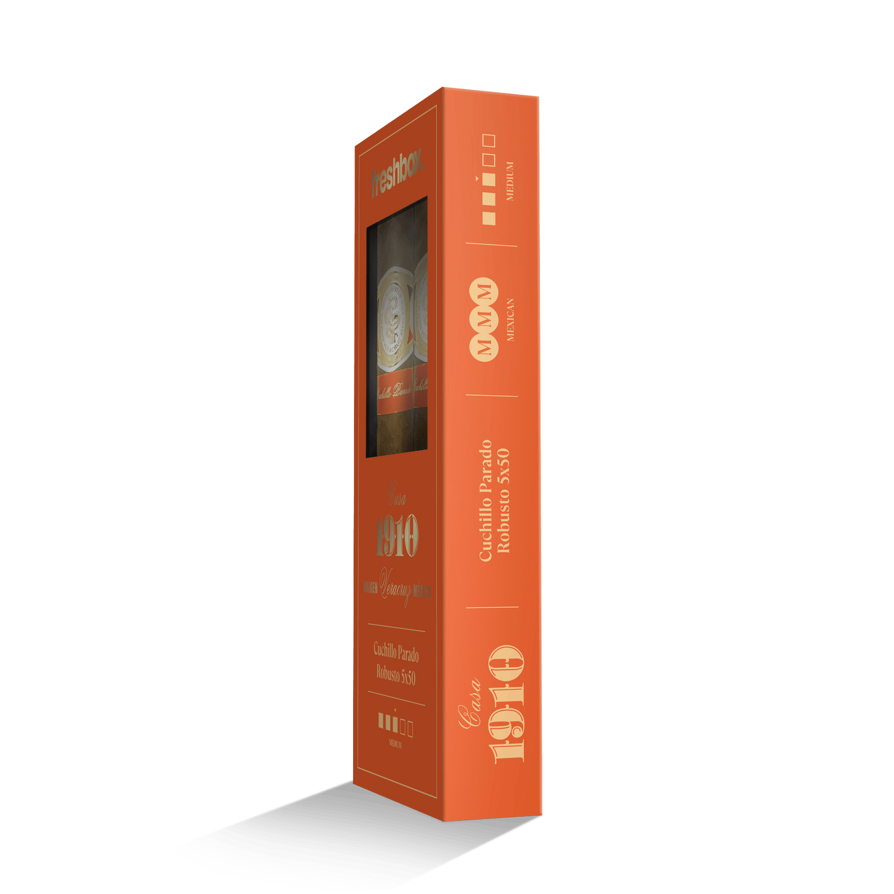 Casa 1910 Cuchillo Parado Robusto 5x50 FreshBox | 3-Pack