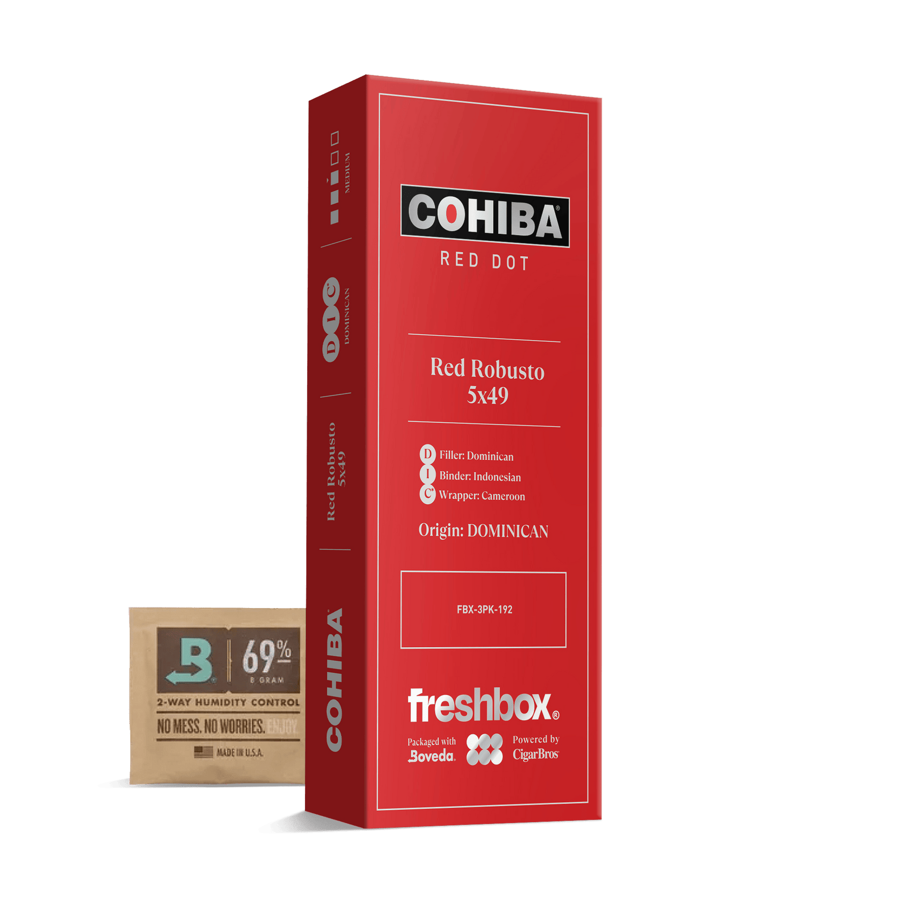 Cohiba Red Robusto 5x49 FreshBox | 3-Pack