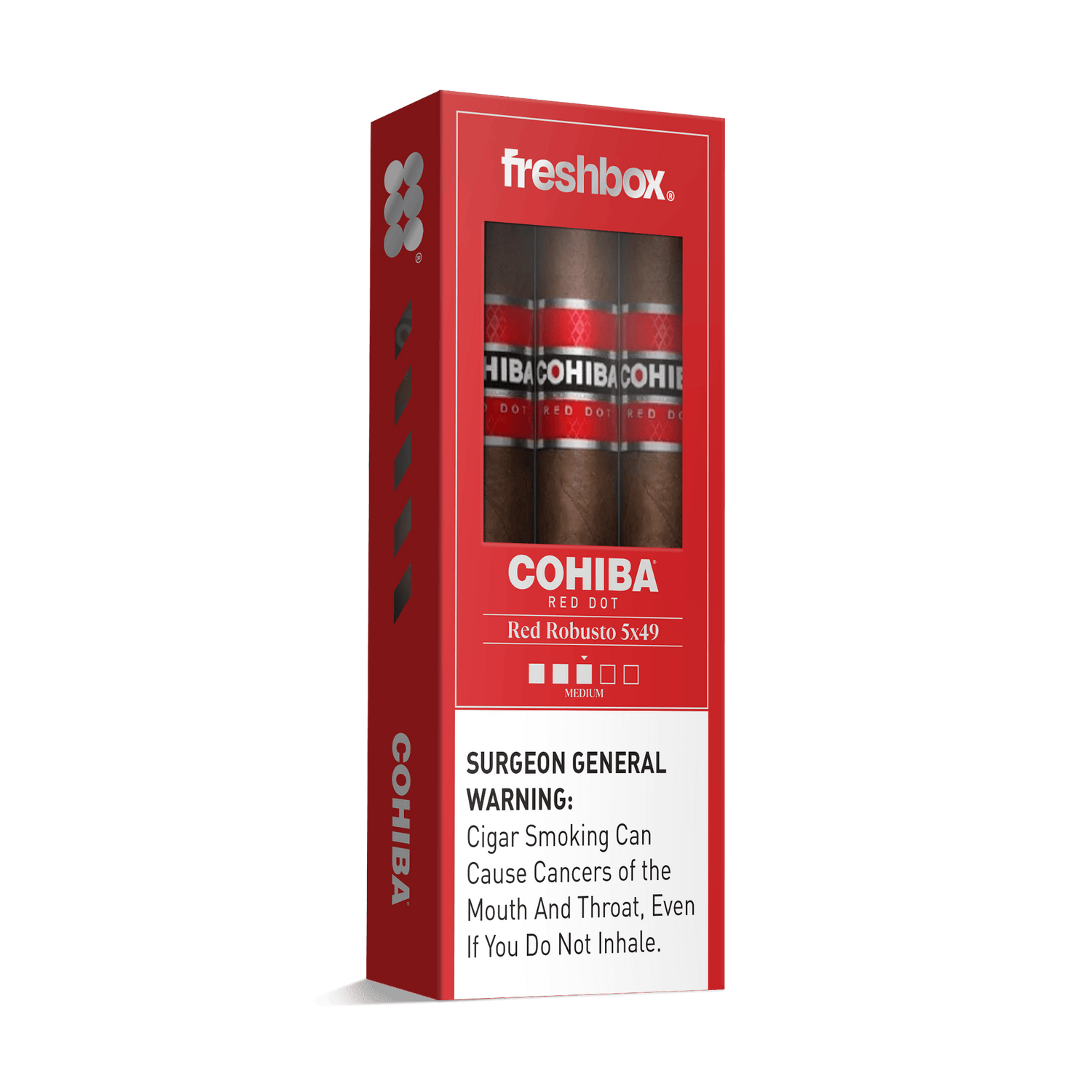 Cohiba Red Robusto 5x49 FreshBox | Cigar 3-Pack