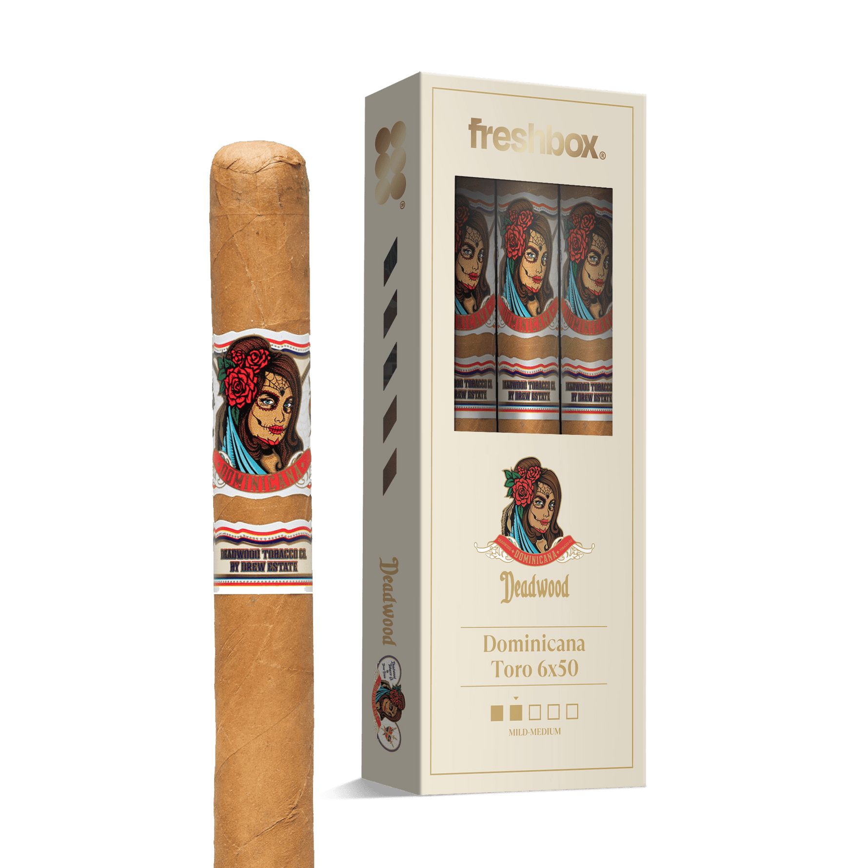 Deadwood Dominica Toro 6x50 FreshBox | 3-Pack