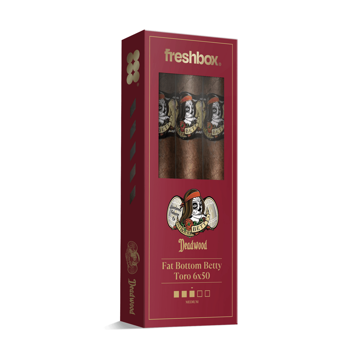 Deadwood Fat Bottom Betty Toro 6x50 FreshBox | 3-Pack