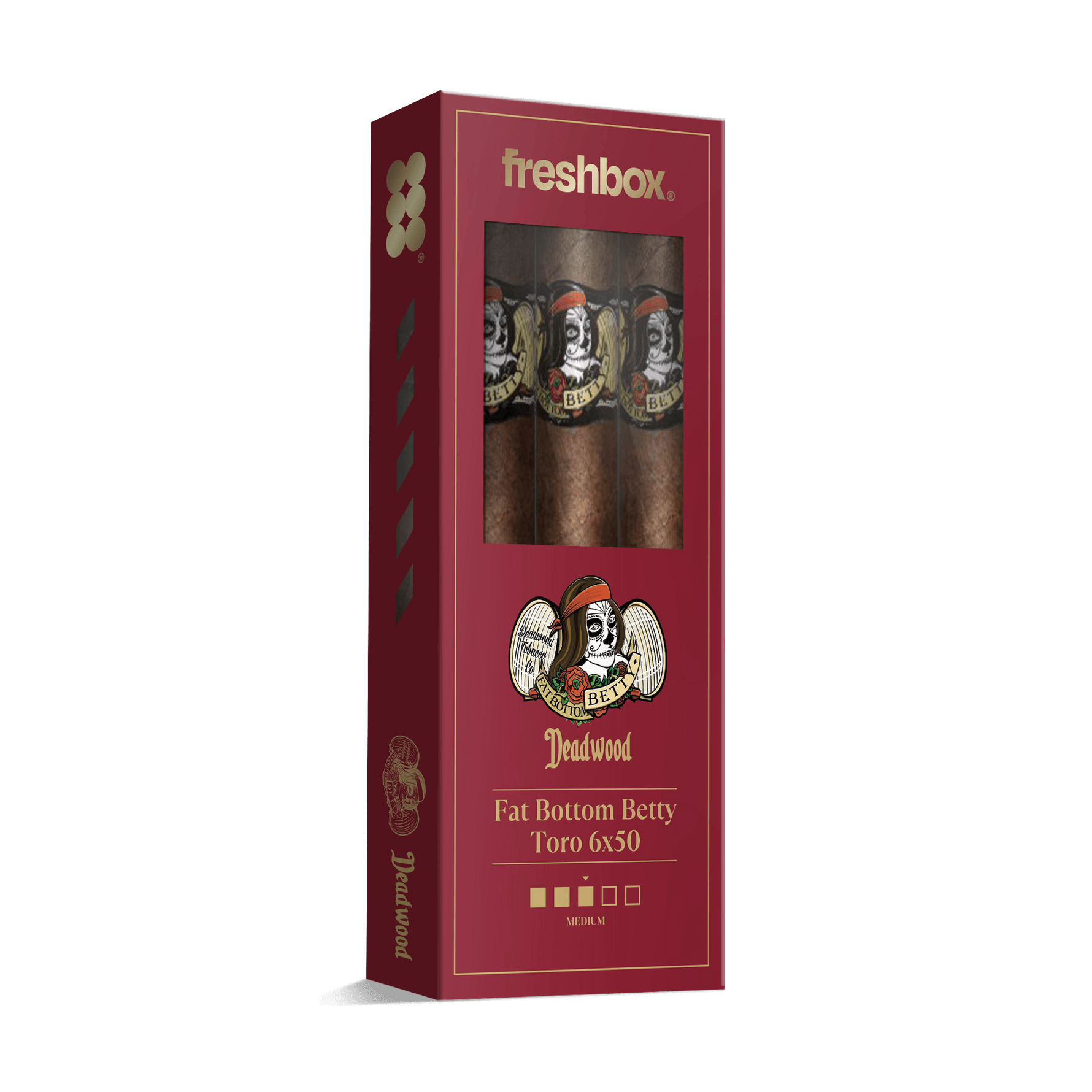 Deadwood Fat Bottom Betty Toro 6x50 FreshBox | 3-Pack