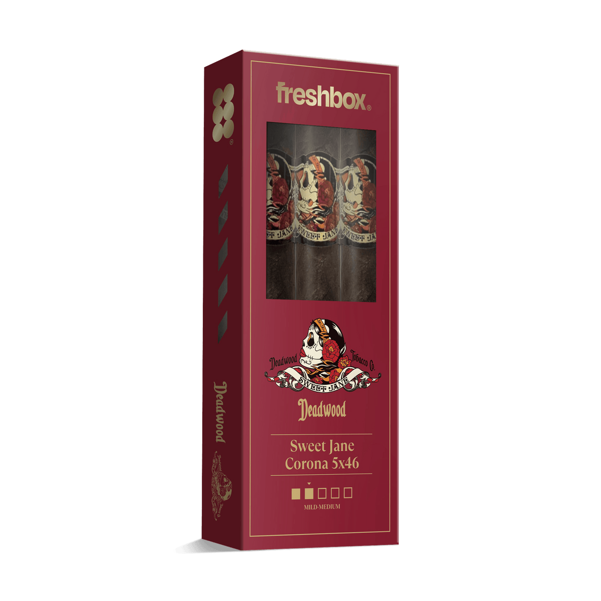 Deadwood Sweet Jane Corona 5x46 FreshBox | 3-Pack