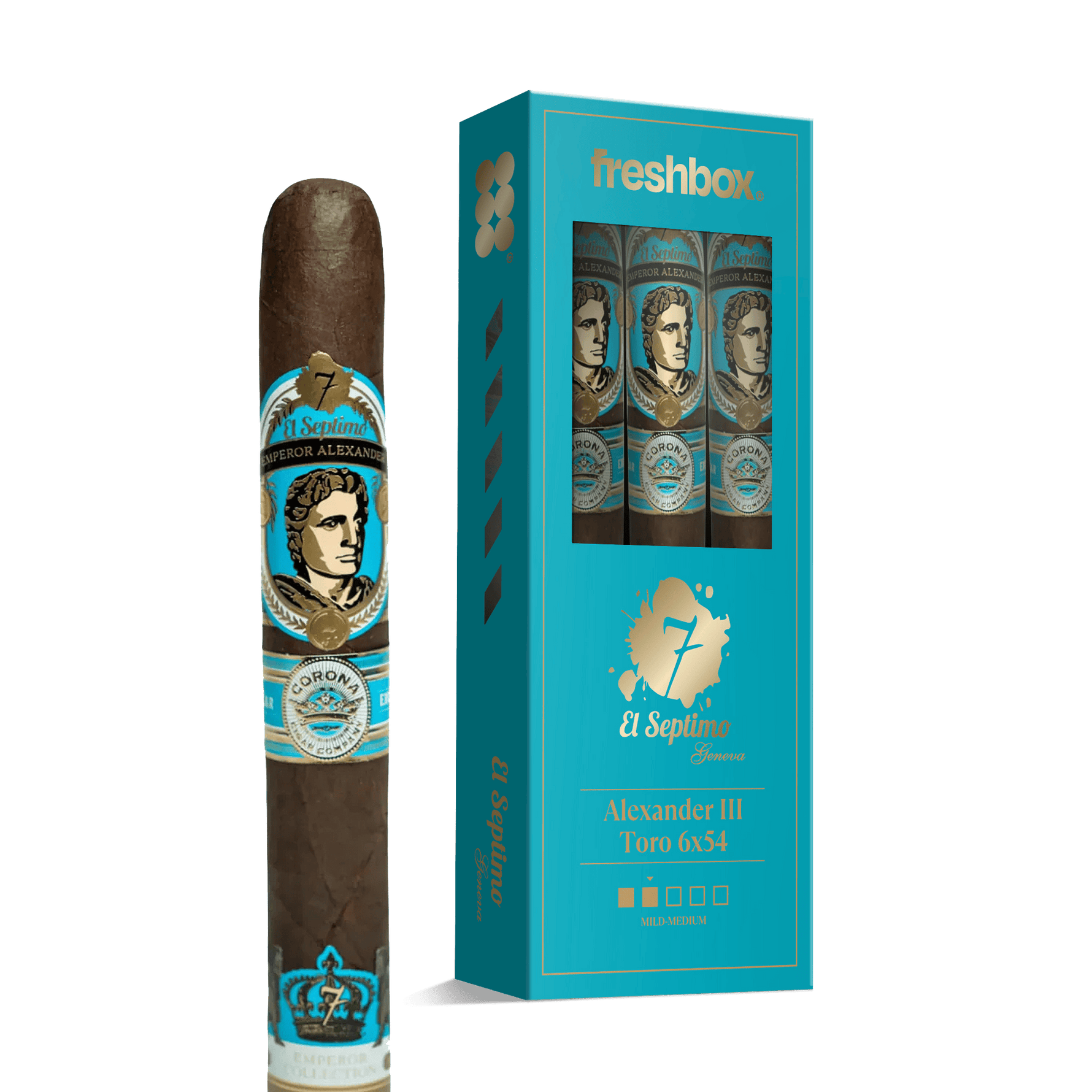 El Septimo Alexander III Toro 6x54 FreshBox | 3-Pack