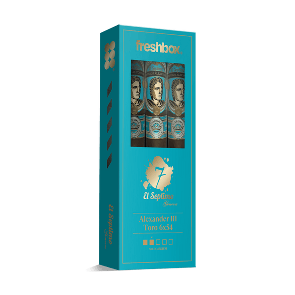 El Septimo Alexander III Toro 6x54 FreshBox | Cigar 3-Pack