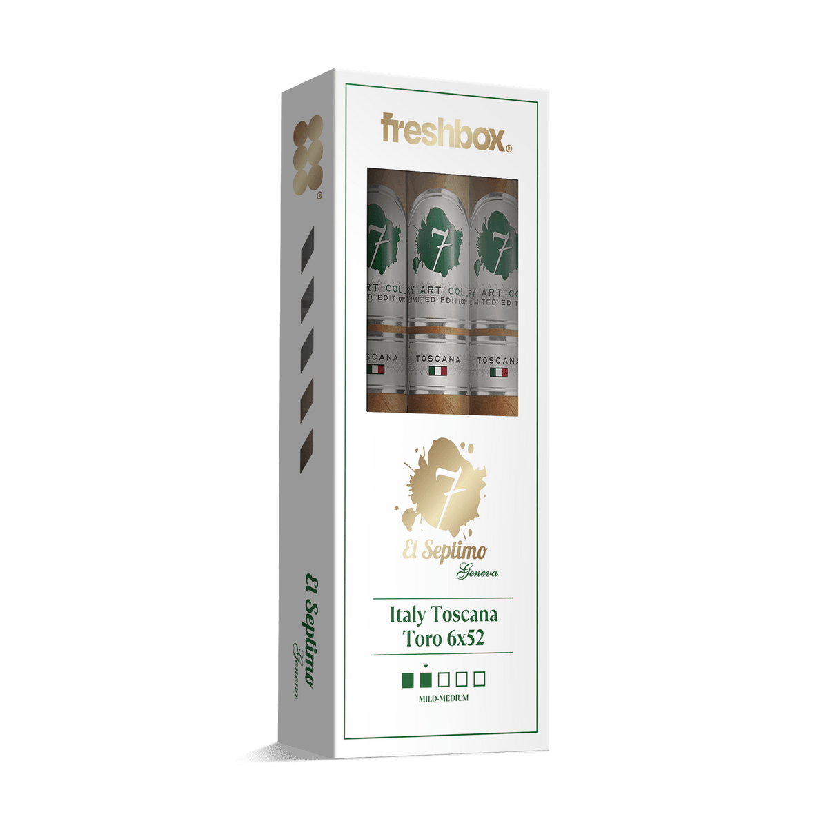 El Septimo Italy Toscana Toro 6x52 FreshBox | 3-Pack