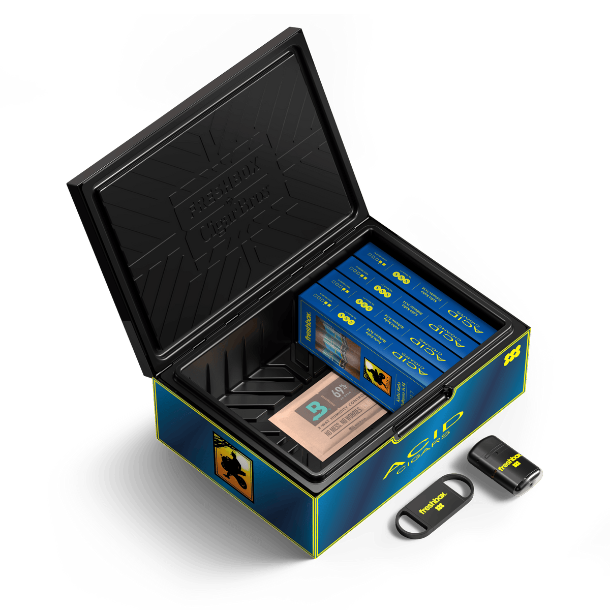 FreshBox™ ACID Blue Edition Humidor Starter Kit