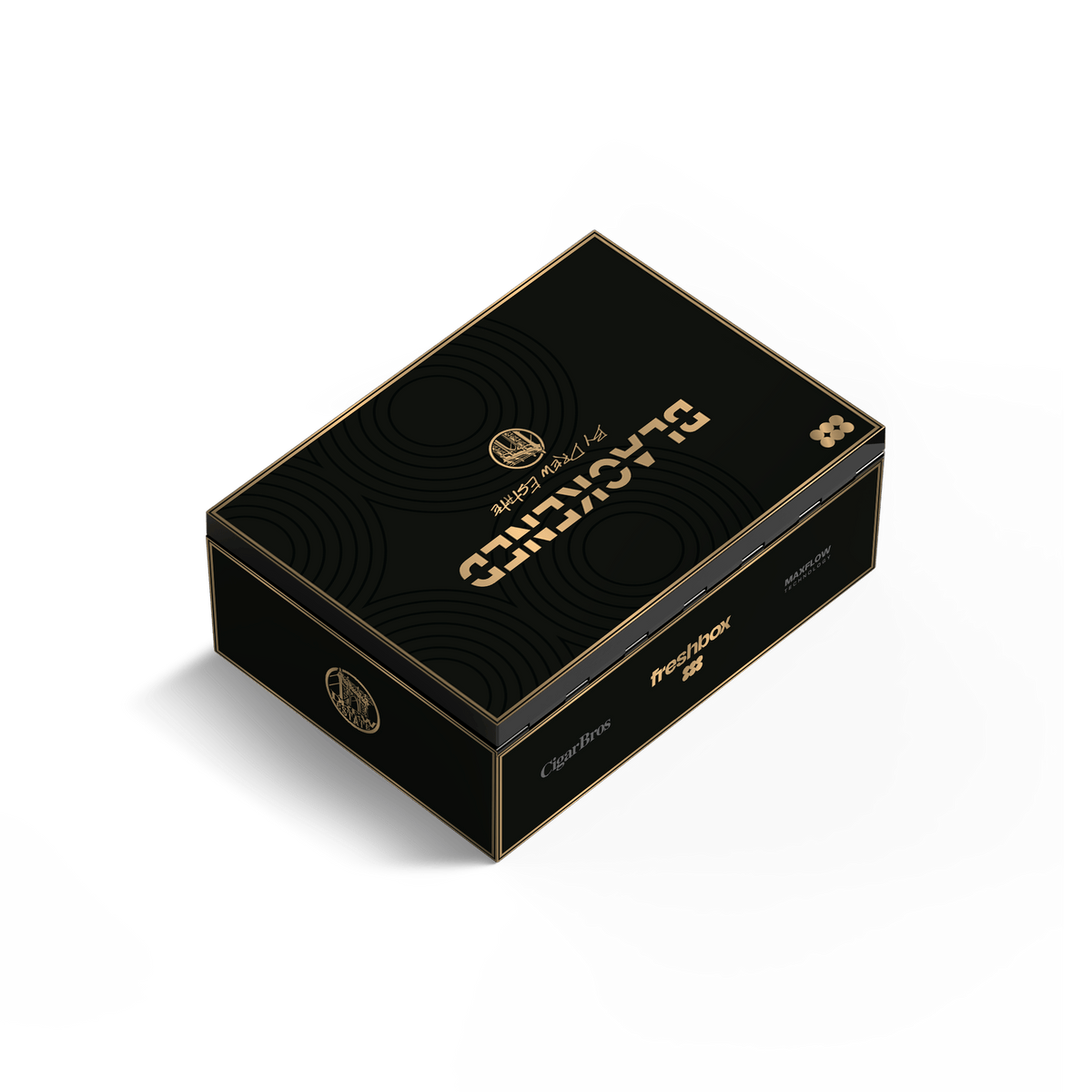 FreshBox™ Blackened Edition Humidor Starter Kit