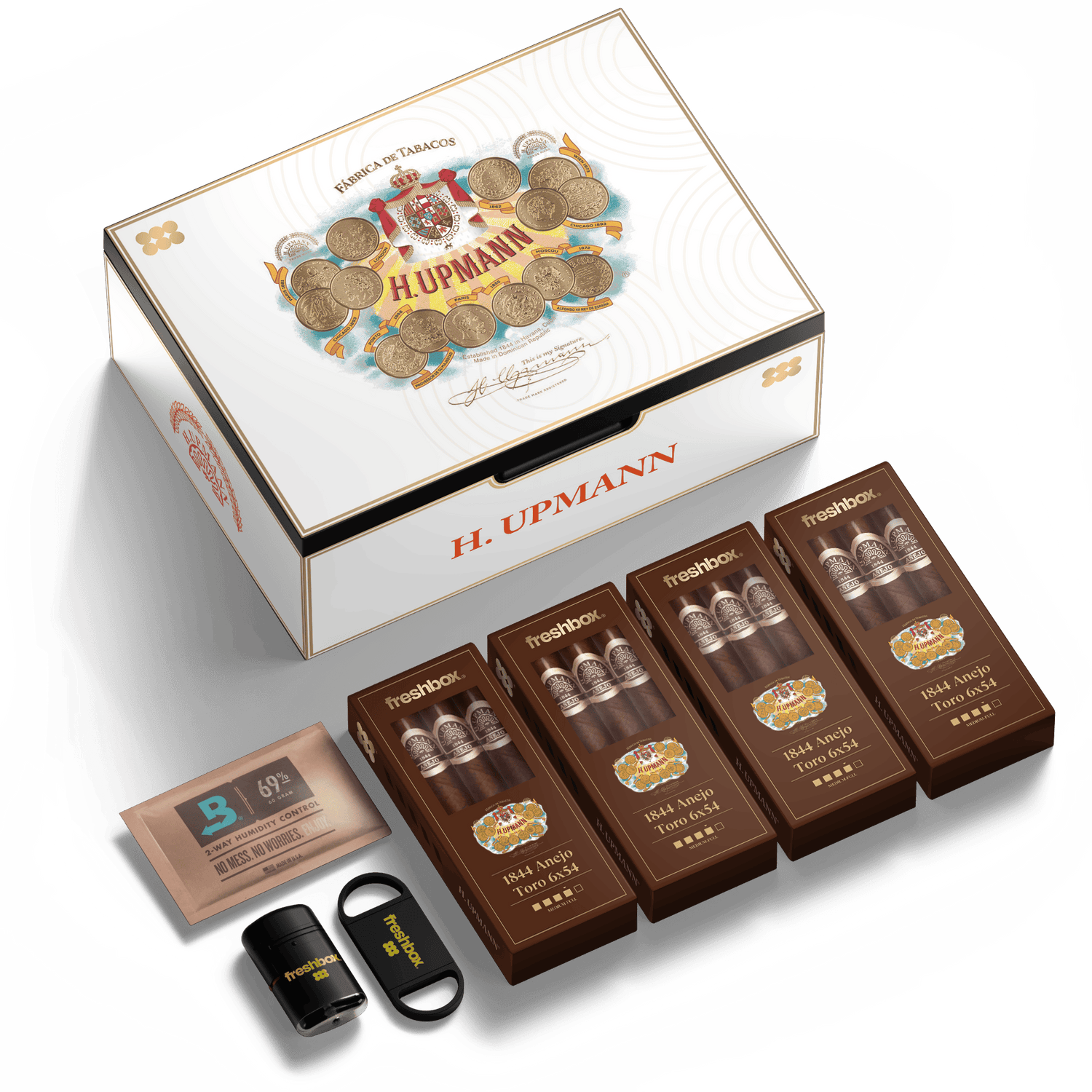 FreshBox™ H. Upmann Edition Humidor Starter Kit