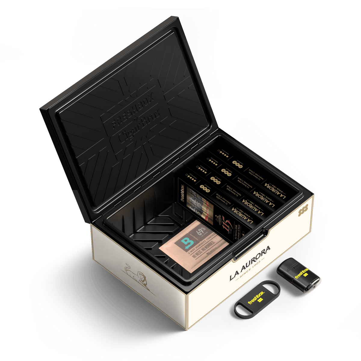 FreshBox™ La Aurora Edition Humidor Starter Kit