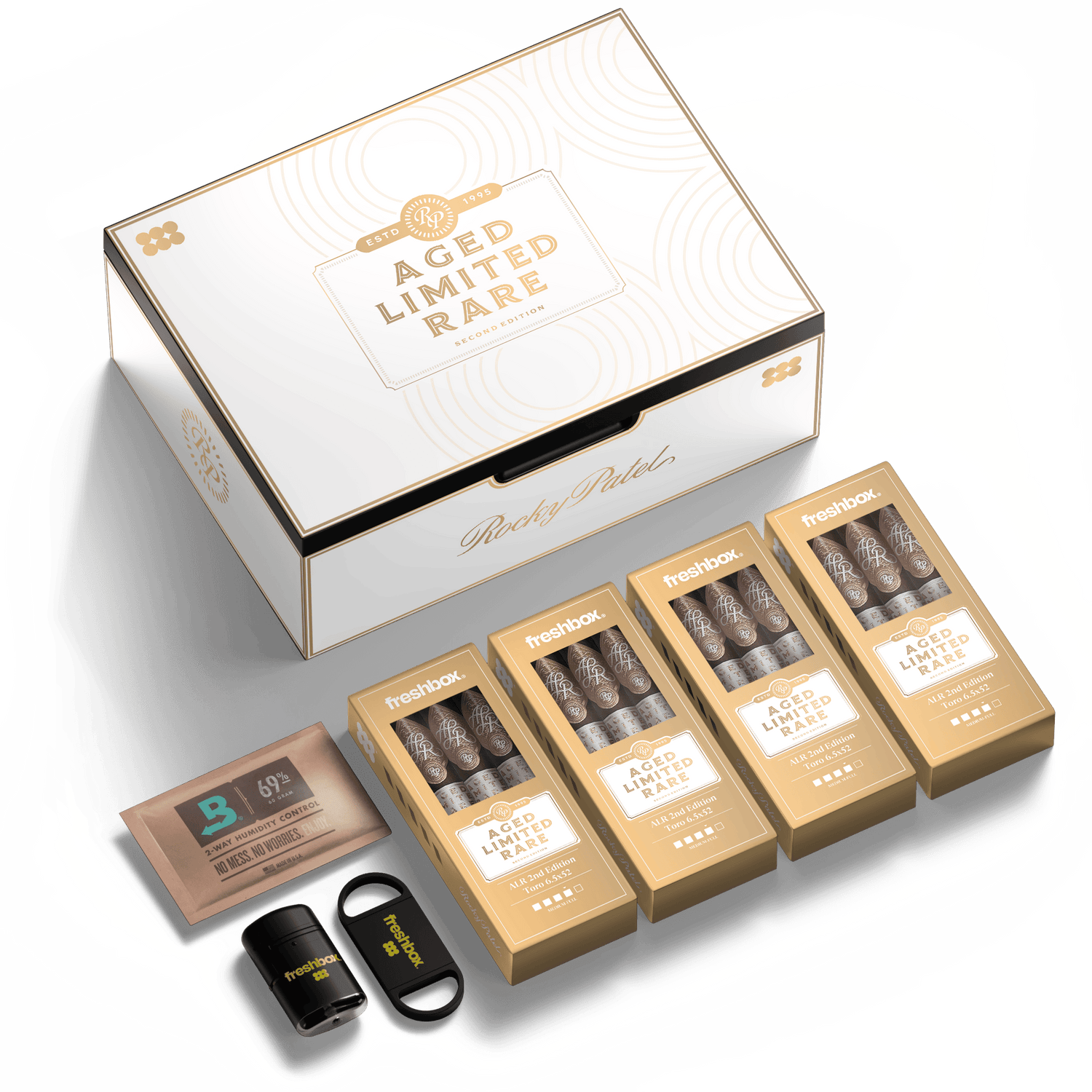 FreshBox™ Rocky Patel ALR Edition Humidor Starter Kit