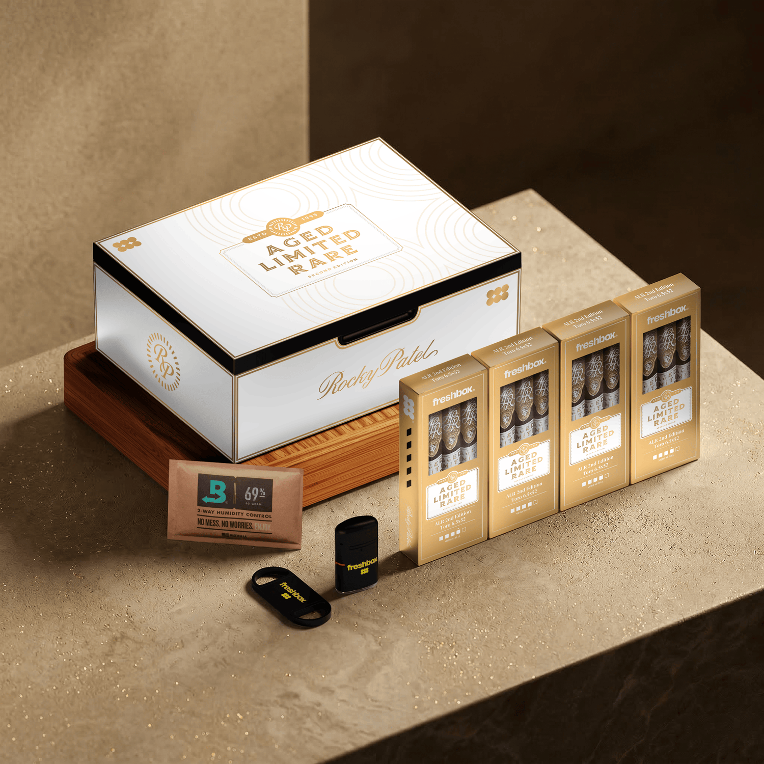FreshBox™ Rocky Patel ALR Edition Humidor Starter Kit
