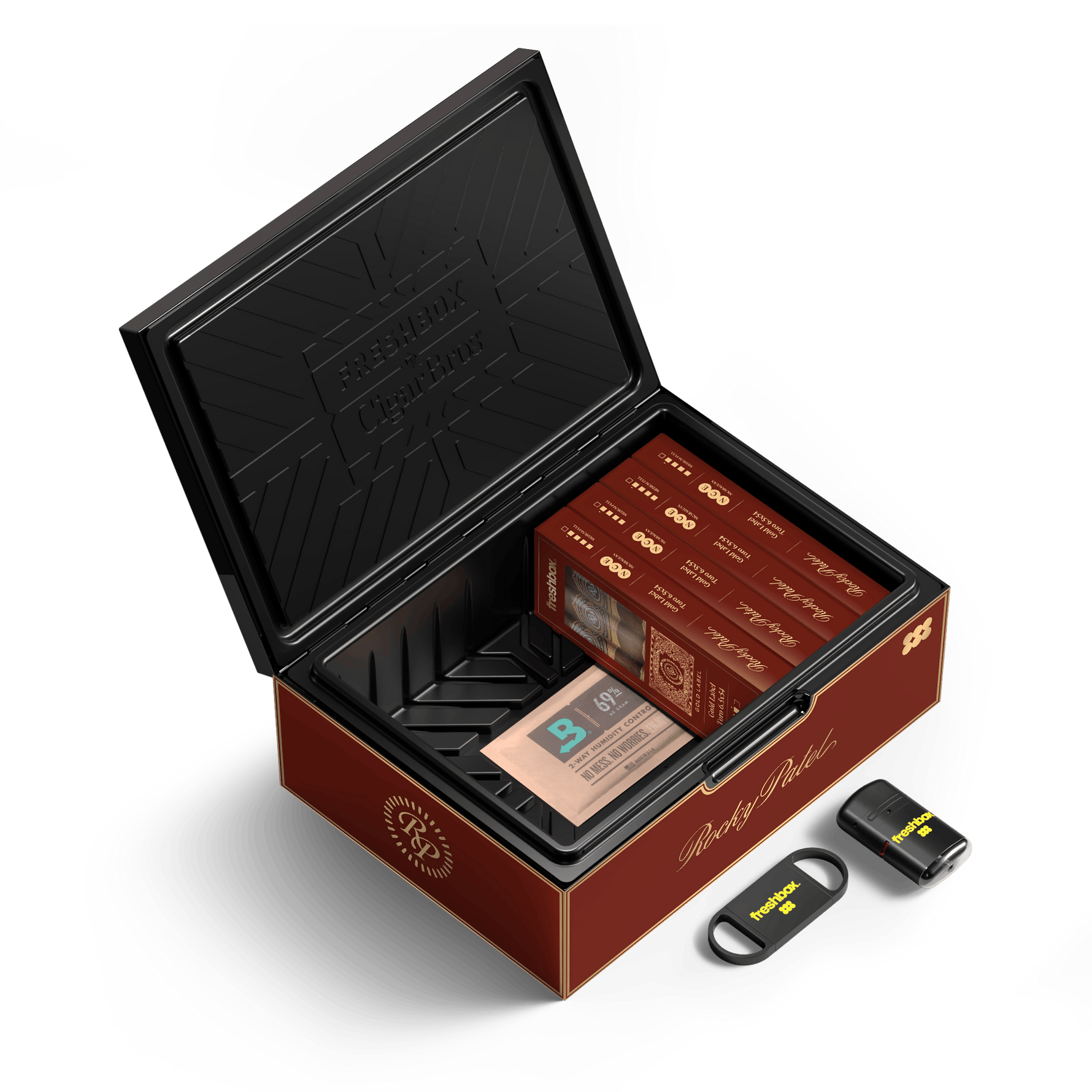 FreshBox™ Rocky Patel Gold Label Edition Humidor Starter Kit