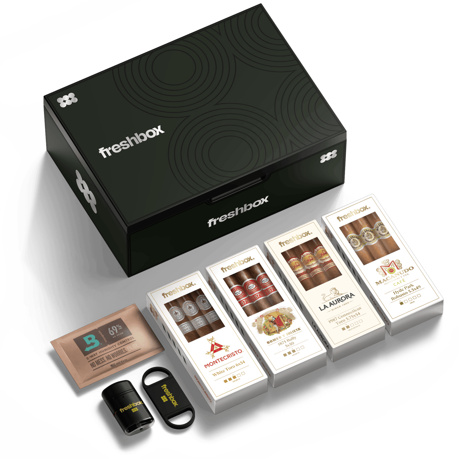 FreshBox Starter Pack Classic / Timeless Brands / Mild / Easy / Smooth / Onyx Steel