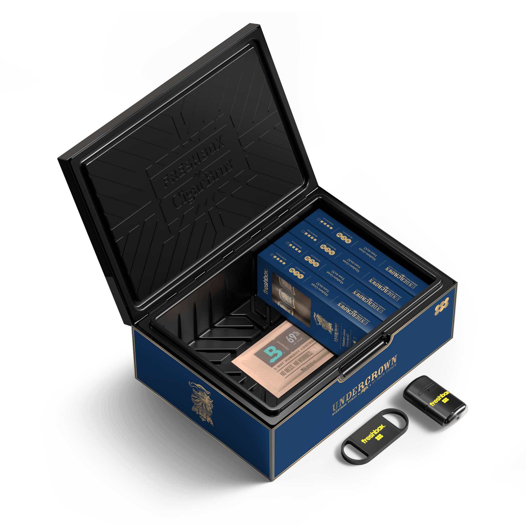 FreshBox™ Undercrown Edition Humidor Starter Kit