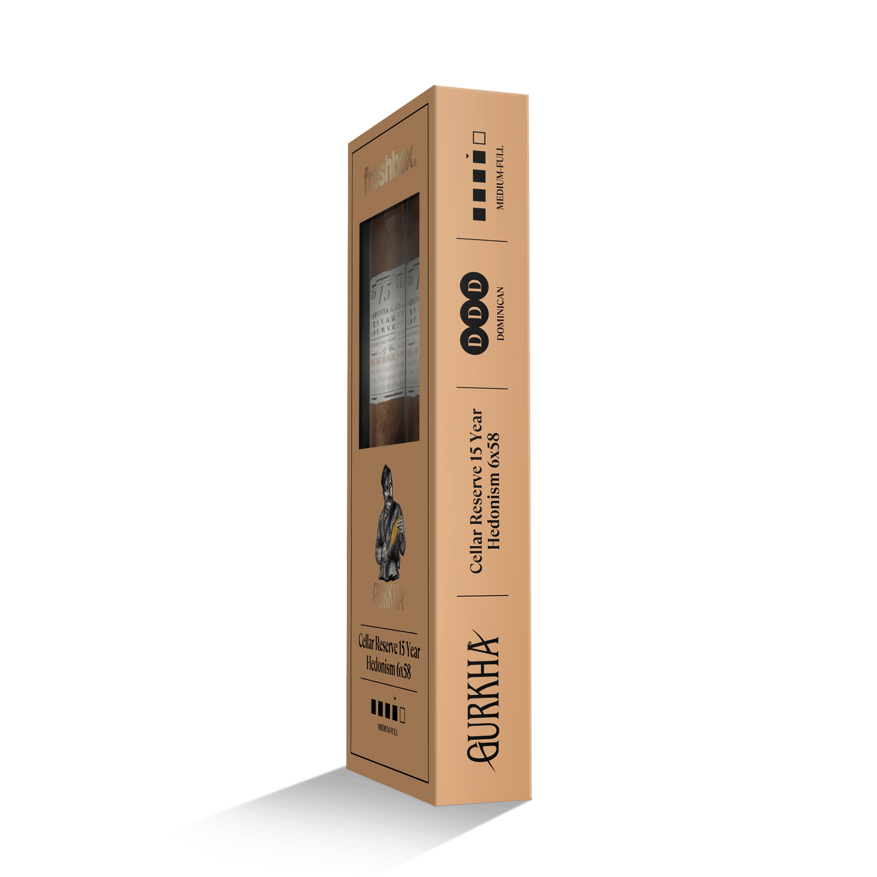 Gurkha Cellar Reserve 15 Year Hedonism 6x58 FreshBox | 3-Pack