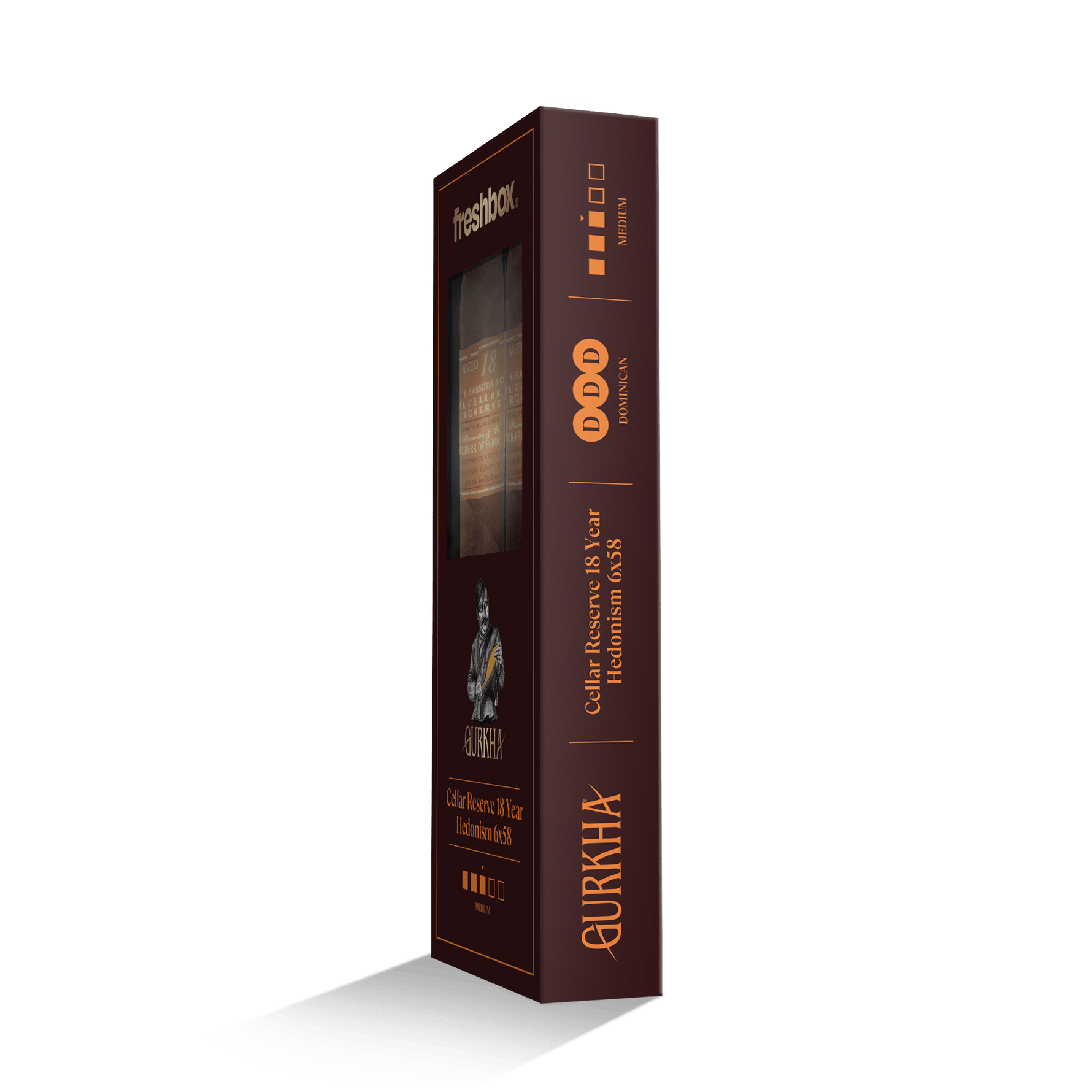 Gurkha Cellar Reserve 18 Year Hedonism 6x58 FreshBox | 3-Pack