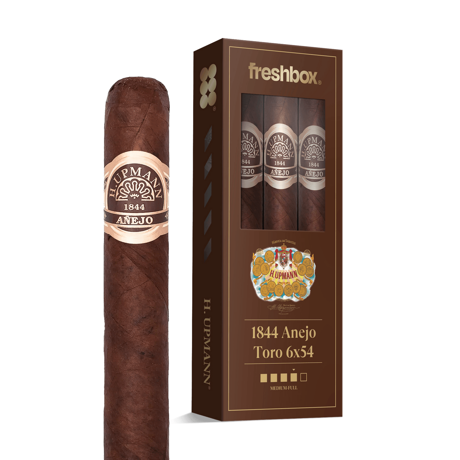 H Upmann 1844 Anejo Toro 6x54 FreshBox | 3-Pack