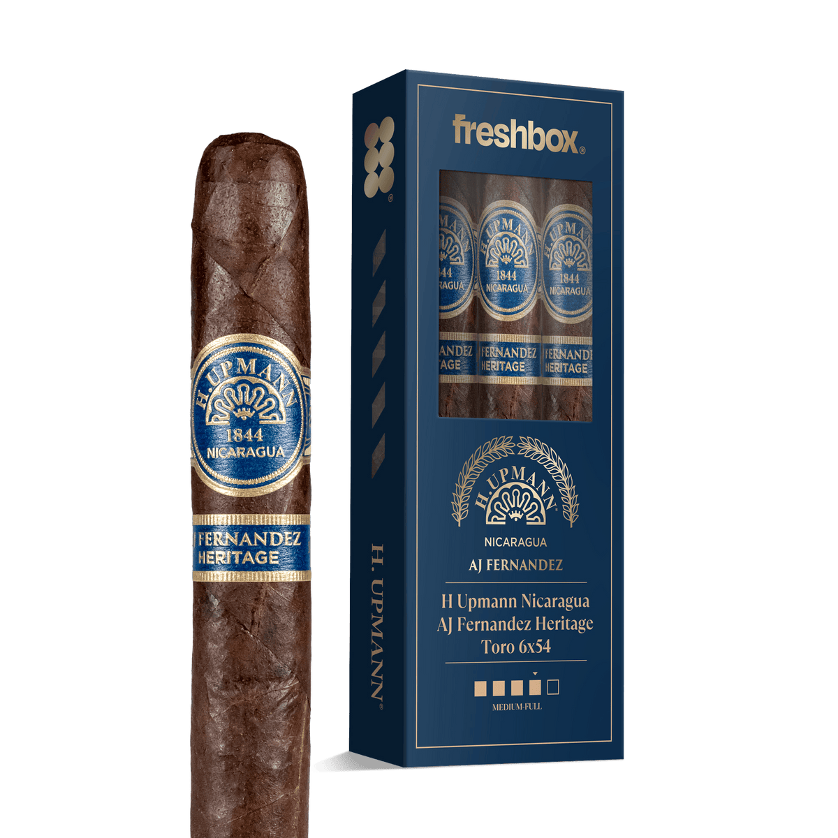 H Upmann Nicaragua AJ Fernandez Heritage 6x54 FreshBox | 3-Pack