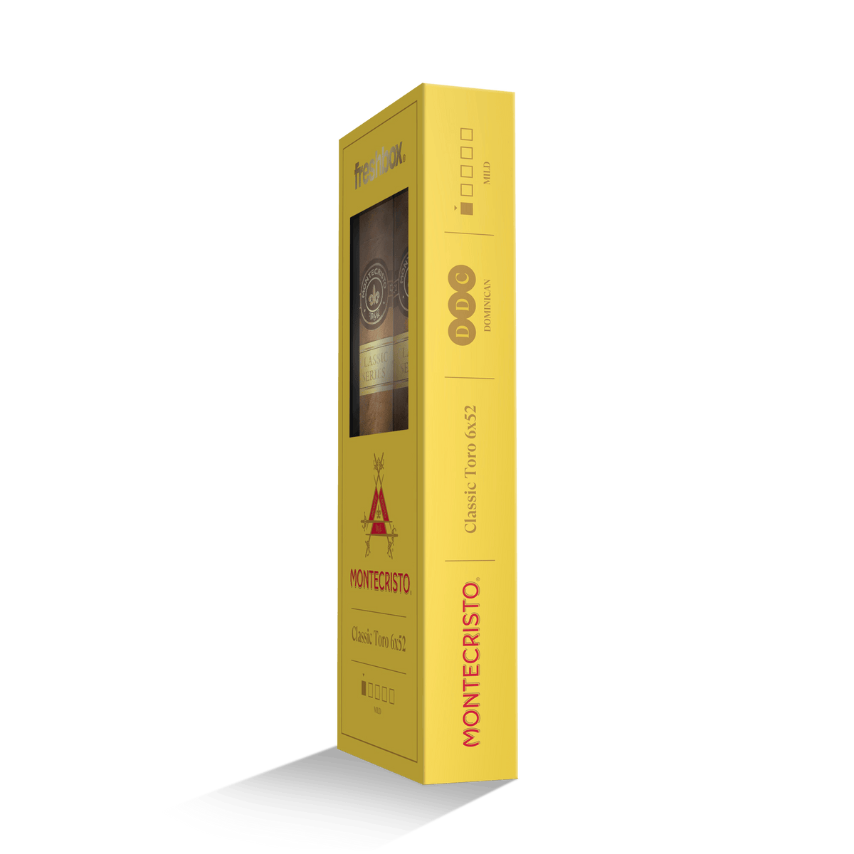 Monte Cristo Classic Toro 6x52 FreshBox | 3-Pack