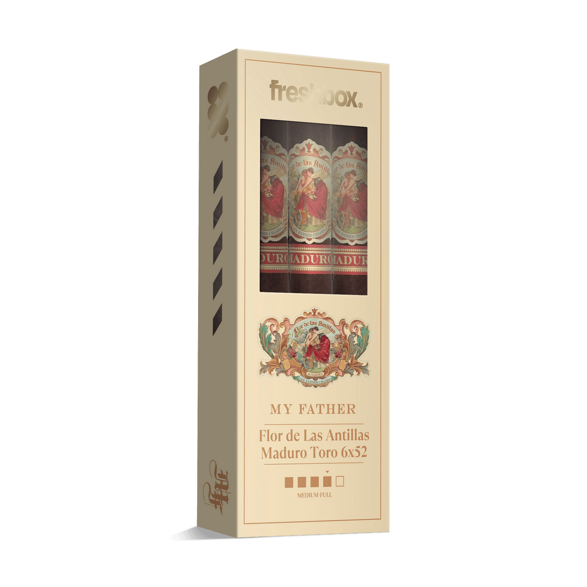 My Father Flor de Las Antillas Maduro Toro 6x52 FreshBox | 3-Pack