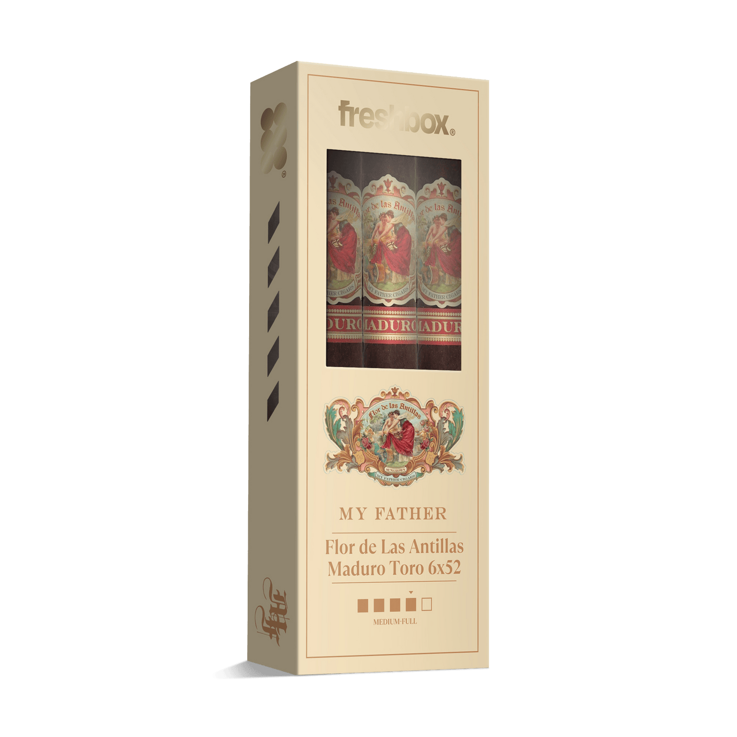 My Father Flor de Las Antillas Maduro Toro 6x52 FreshBox | 3-Pack