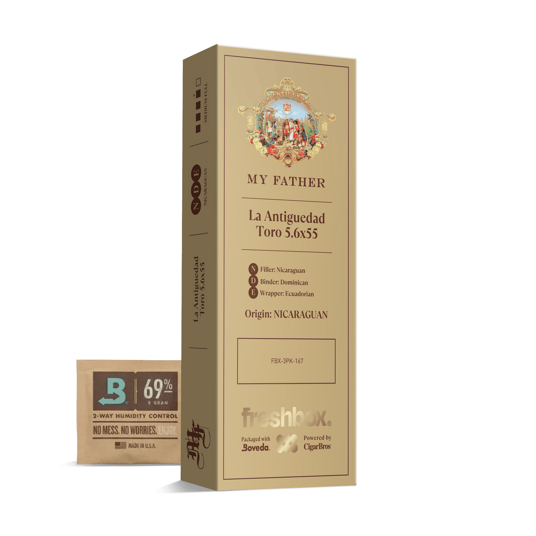 My Father La Antiguedad Toro 5.6x55 FreshBox | 3-Pack